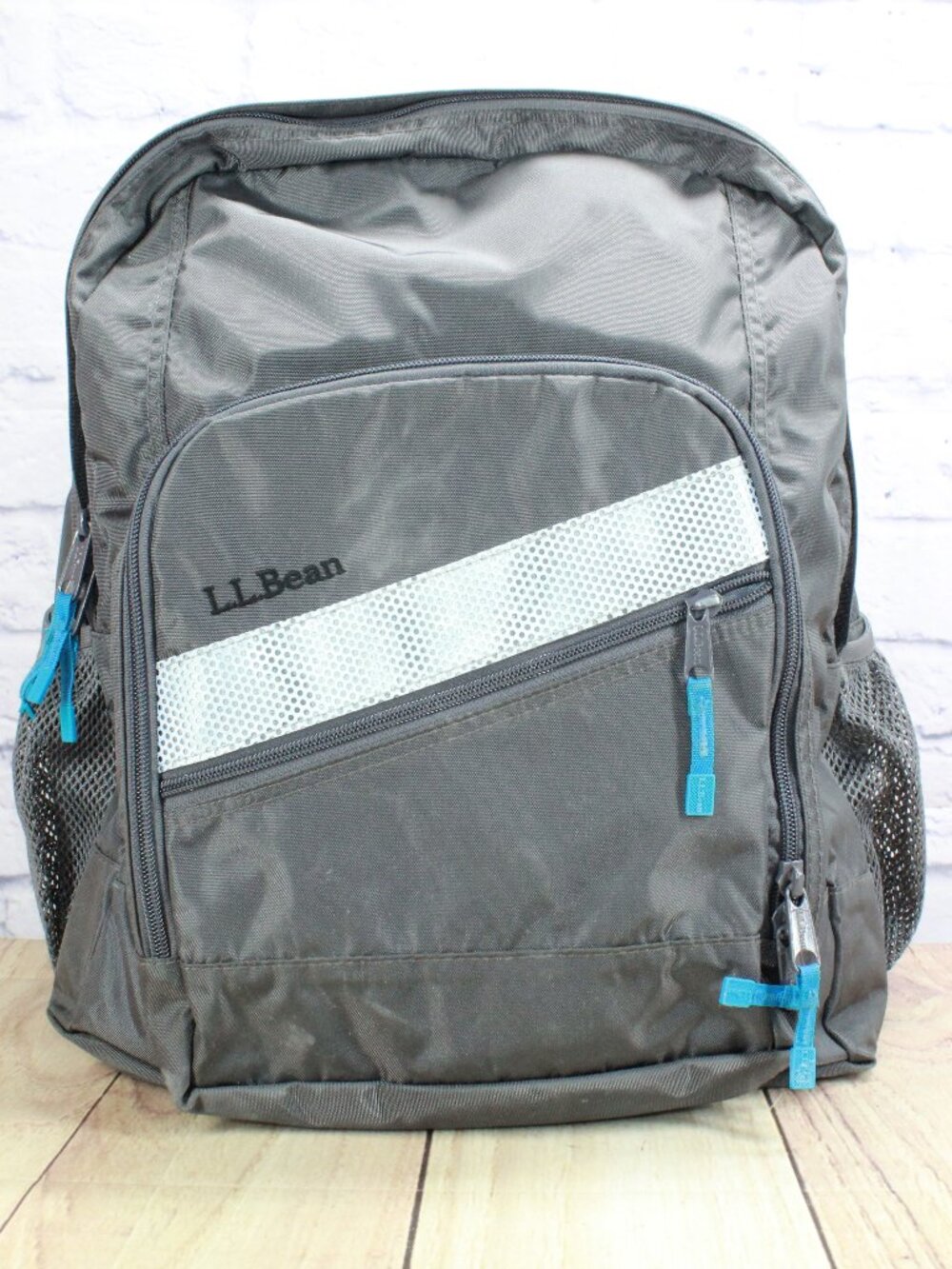 READ LL Bean Unisex Adult Deluxe Book Pack 37L Backpack Grey School Travel Bag